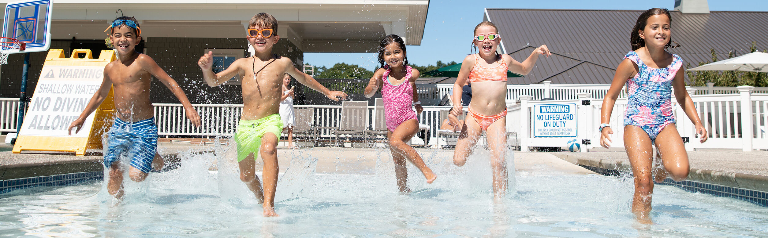 kids in pool